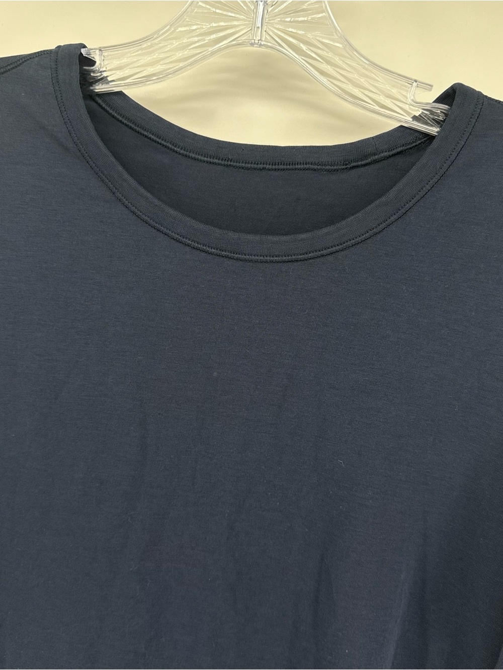 Lululemon Men’s Fundamental T-Shirt L Navy Blue Short Sleeve Athletic Casual Gym